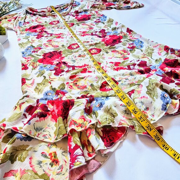 Beautiful Vintage Floral Spanish Designer Sundress - Picture 9 of 12